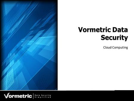 Vormetric Data Security