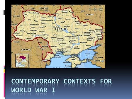 The Ukraine Crisis: A Brief History  November 2013: President Viktor Yanukovych backs away from a trade deal with the European Union in favor of a trade.