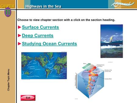 Studying Ocean Currents