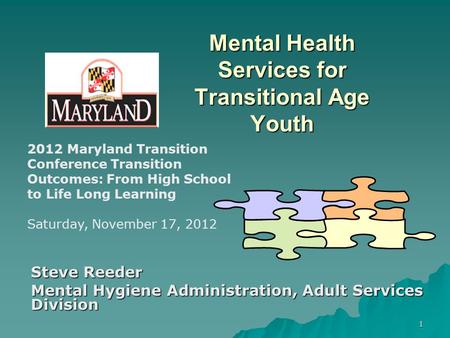 Mental Health Services for Transitional Age Youth