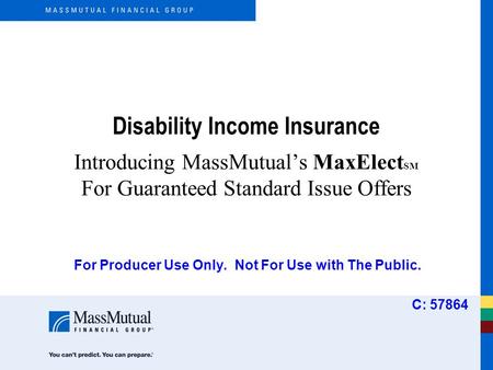 Disability Income Insurance