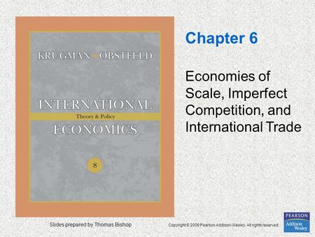 Economies of Scale, Imperfect Competition, and International Trade