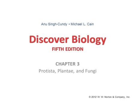 Discover Biology FIFTH EDITION