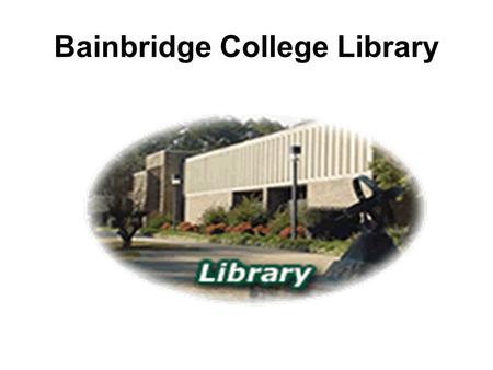 Bainbridge College Library