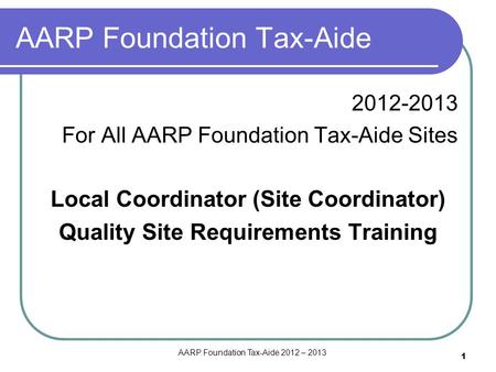 AARP Foundation Tax-Aide