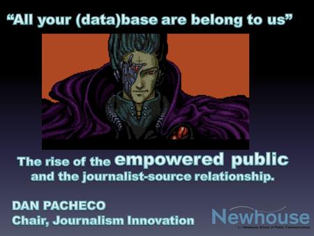 My background Founding producer at Washingtonpost.com (1996). Product management, AOL – community & social networking products. Also newspaper industry.