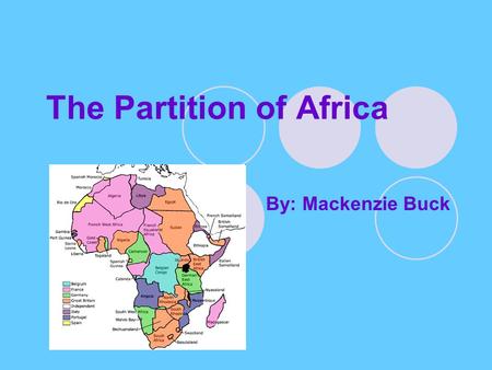 The Partition of Africa