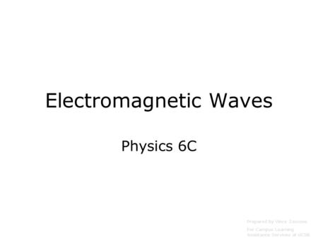 Electromagnetic Waves