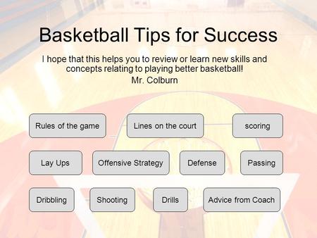 Basketball Tips for Success