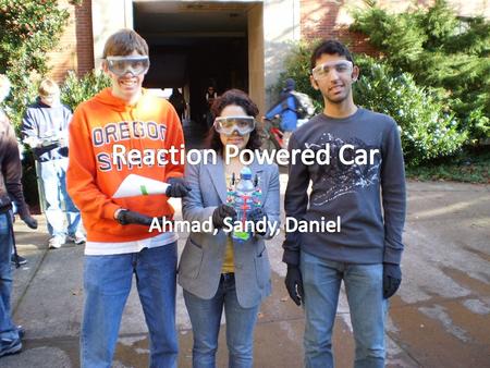 Reaction Chemistry: Theoretical Predictions Step 1: Find how much pressure is needed to go 25 feet – Experiment with several amounts of baking soda in.