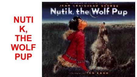 NUTI K, THE WOLF PUP. NUTIK, THE WOLF PUP by JEAN CRAIGHEAD GEORGE.