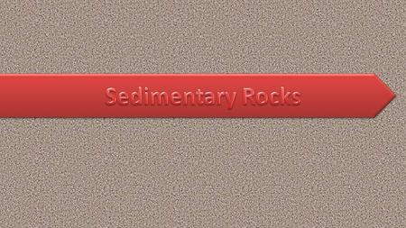 Sedimentary Rocks.