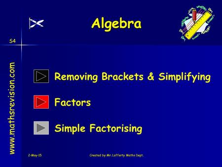 Created by Mr. Lafferty Maths Dept.