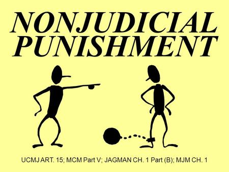 NONJUDICIAL PUNISHMENT