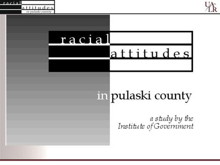 Organization of Presentation Study Methodology Crime Rights, Relations, and Discrimination Topic 3 Opinions on How to Improve Race Relations.