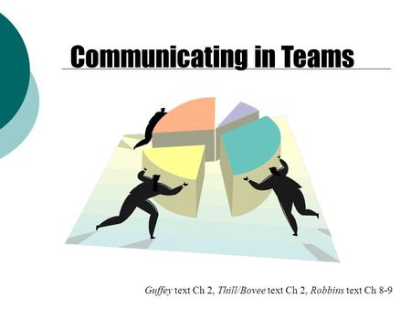 Communicating in Teams