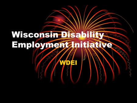 Wisconsin Disability Employment Initiative