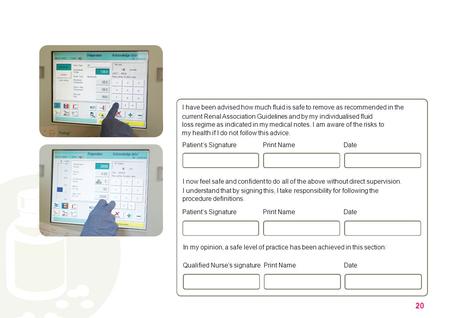 Patient’s SignaturePrint NameDate Patient’s SignaturePrint NameDate In my opinion, a safe level of practice has been achieved in this section: Qualified.