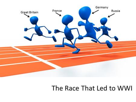 Great Britain France Germany Russia The Race That Led to WWI.