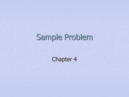 Sample Problem Chapter 4  Recording transactions in the general journal. The transactions listed below took place at Wu Building Cleaning Service during.