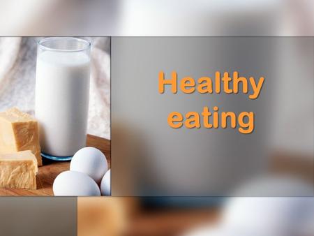 Healthy eating. Complete the sentences: 1. The modern bad habits are … 2. … is really a good way to live. 3. Our town life today gives us little opportunities.