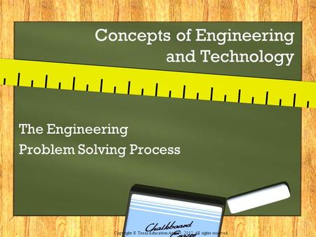 Concepts of Engineering and Technology