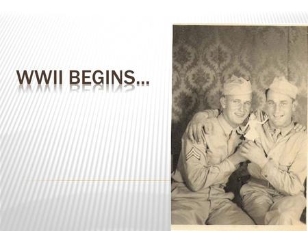 The political and military leaders of the countries that went to war in 1939 believed that they had learned the lessons of WWI. Some, however, had learned.