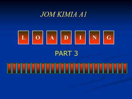 LO A D ING JOM KIMIA A1 PART 3 WHAT YOU MUST KNOW ABOUT CHEMISTRY PAPER 3 To Score Paper 3 is To Tackle Paper 3 KAMAL ARIFFIN BIN SAAIM SMK DATO’ BENTARA.