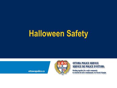 Halloween Safety.