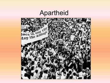 Apartheid. Clash of people Under the leadership of Shaka, the Zulu tribe pushed into southern Africa. (late 1700’s) The defeated were shoved south as.