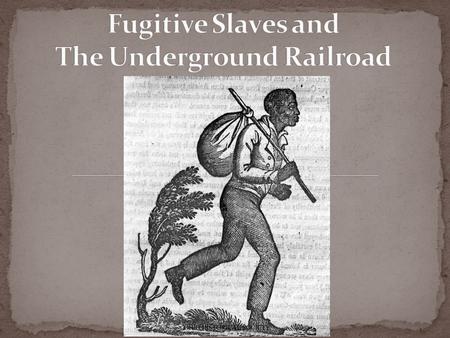 You are currently a slave on a plantation in the South. Your body, time, and most of your thoughts belong to a plantation owner that you are making rich.