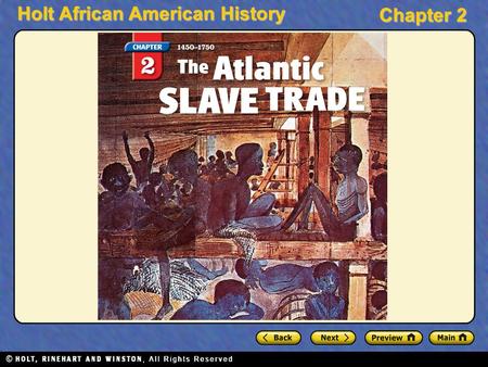 The Atlantic Slave Trade