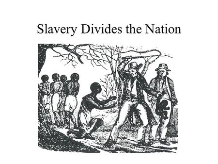 Slavery Divides the Nation. The Missouri Compromise As settlers moved west, congress faced an agonizing decision. Should it ban slavery in the territories.