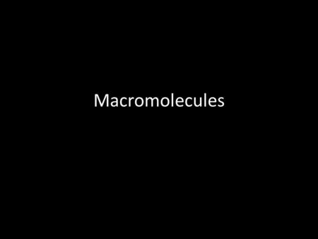 Macromolecules.