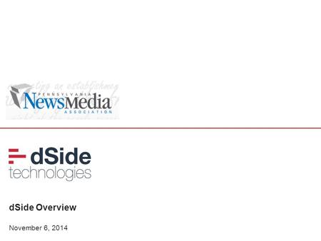 DSide Overview November 6, 2014. 2 dSide overview dSide Technologies has developed a powerful, patented, preference-based product discovery platform With.