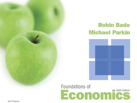 © 2013 Pearson. Potential GDP and the Natural Unemployment Rate 24 CHECKPOINTS.