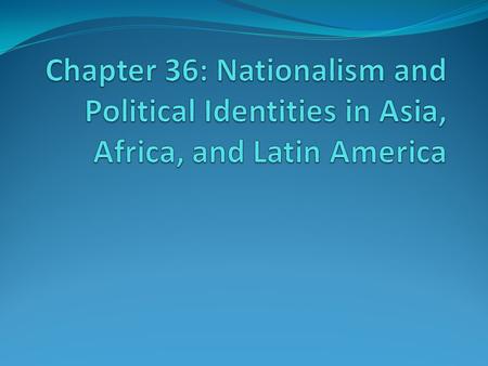 Asian Paths to Autonomy India’s Quest for Home Rule Under British imperialism, the Indian National Congress was formed in 1885. Stressed collaboration.