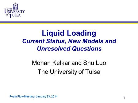 Liquid Loading Current Status, New Models and Unresolved Questions