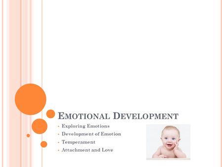 Emotional Development