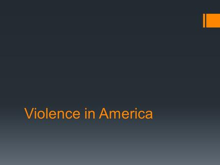 Violence in America. Sandy Hook Massacre  On Dec. 12, 2012, 20-year- old Adam Lanza entered Sandy Hook Elementary with an AR-15 assault rifle. 30 minutes.