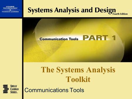 The Systems Analysis Toolkit