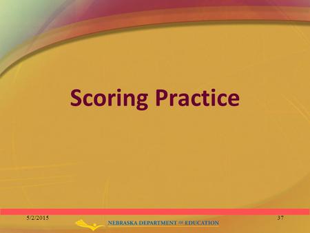 Scoring Practice 5/2/201537. Think about your dream house. It could be any place you wish. Write an essay describing your dream house by creating a vivid.