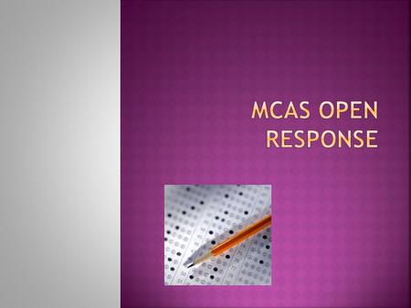 COMPOSITIONOPEN RESPONSE  Assess writing  A starting point to initiate a student’s own thoughts on the topic  No “correct” answer (but MUST address.