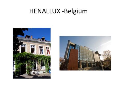 HENALLUX -Belgium. From « freedom » to « care » From « profits » to « attentions » Joensuu – Finland – KUAP /MEP 2013.