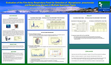 and Respiratory Viruses in Multiple Specimen Types