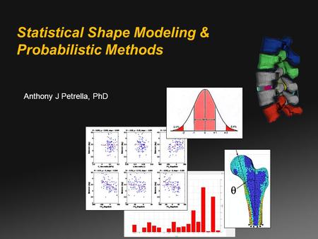 Anthony J Petrella, PhD Statistical Shape Modeling & Probabilistic Methods 