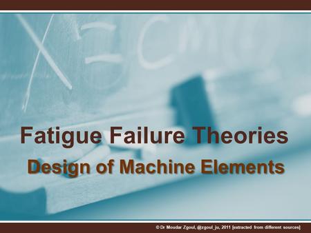 Design of Machine Elements