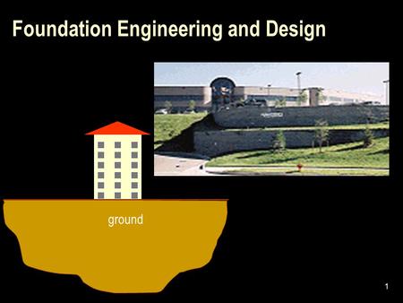 Foundation Engineering and Design