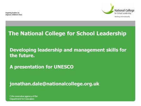 The School Leadership Role