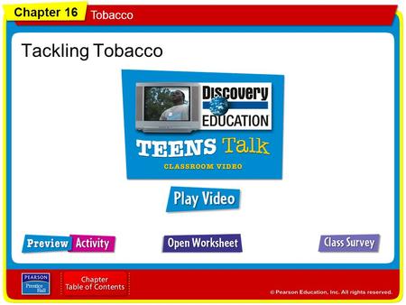 Tackling Tobacco.